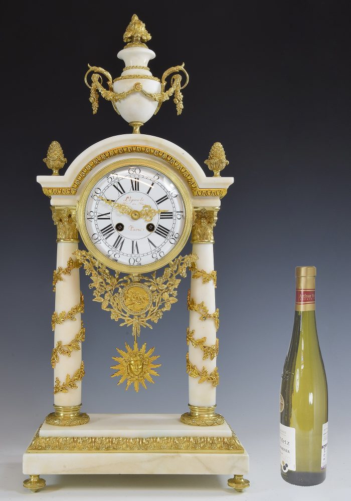 Grande Pendule portique "LEPAUTE HORLOGER DU ROY" – Bild 2