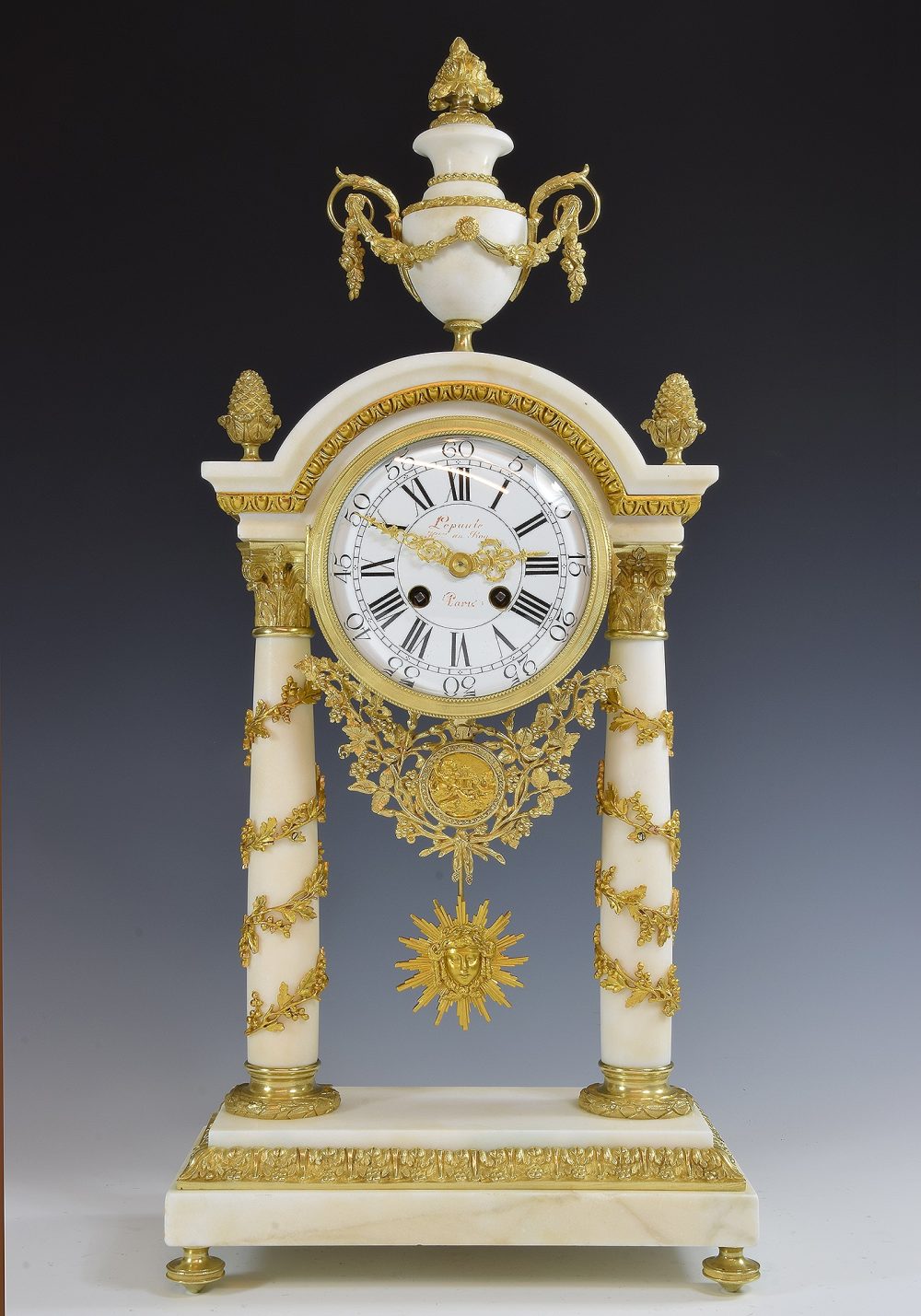 pendule portique Lepaute horloger du Roy (2)