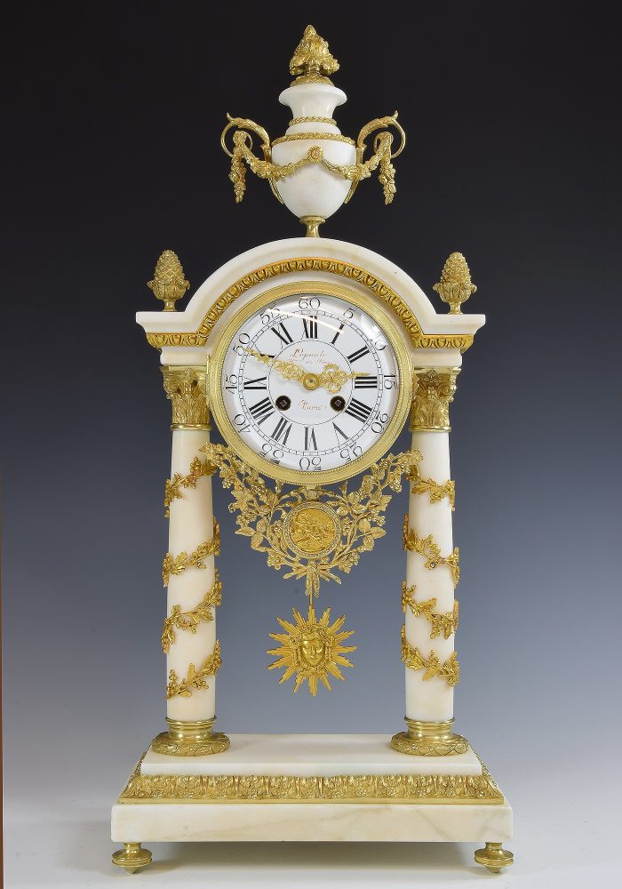 Grande Pendule portique "LEPAUTE HORLOGER DU ROY" – Bild 1