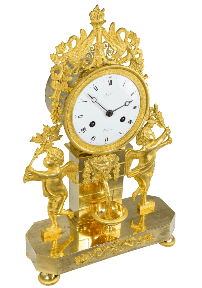 Pendule "fontaine" Epoque Empire IZAC – Image 3