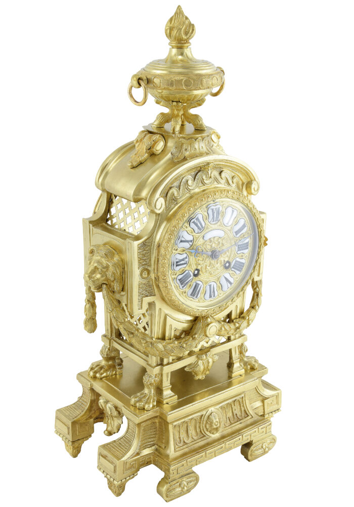 Pendule "Mufles de lion" Néo-classique PALAIS ROYAL – Bild 4