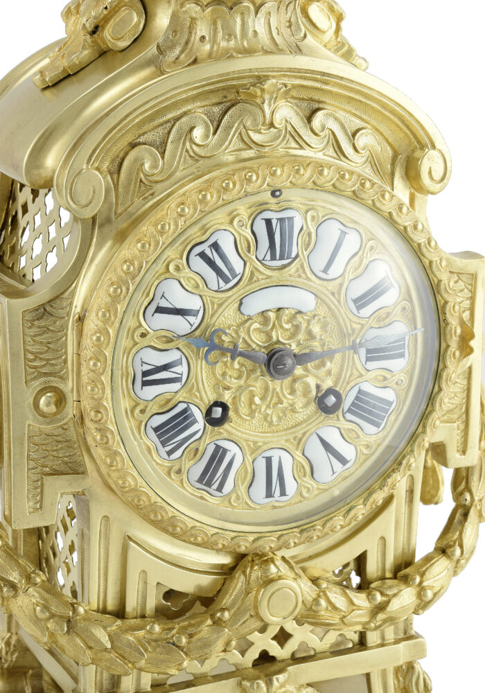 Pendule "Mufles de lion" Néo-classique PALAIS ROYAL – Bild 5