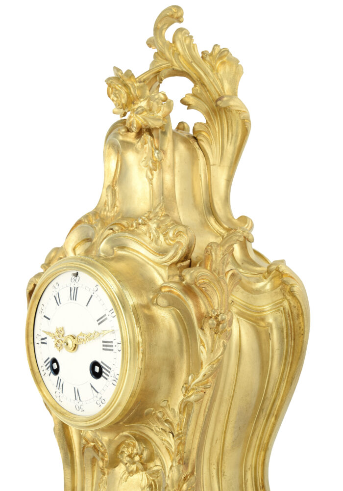 Pendule du Sculpteur Eugène Lelièvre (1856-1945) Louis XV - Image 8