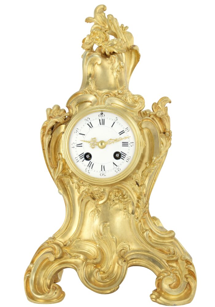 Pendule du Sculpteur Eugène Lelièvre (1856-1945) Louis XV