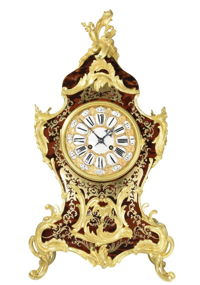 Cartel Louis XV Boulle en écaille de tortue VINCENTI