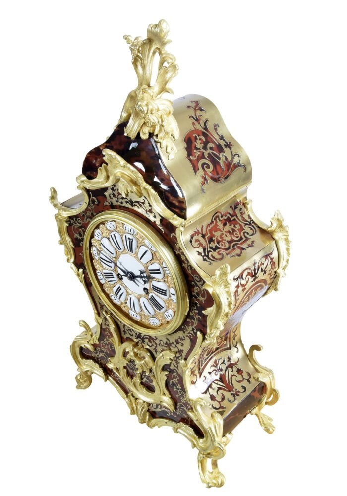 Cartel Louis XV Boulle en écaille de tortue VINCENTI – Image 11