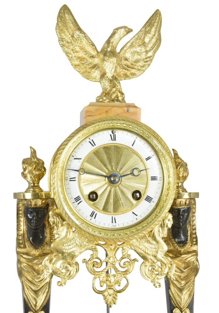 Pendule portique "Retour Egypte" Empire MOUGIN – Image 8