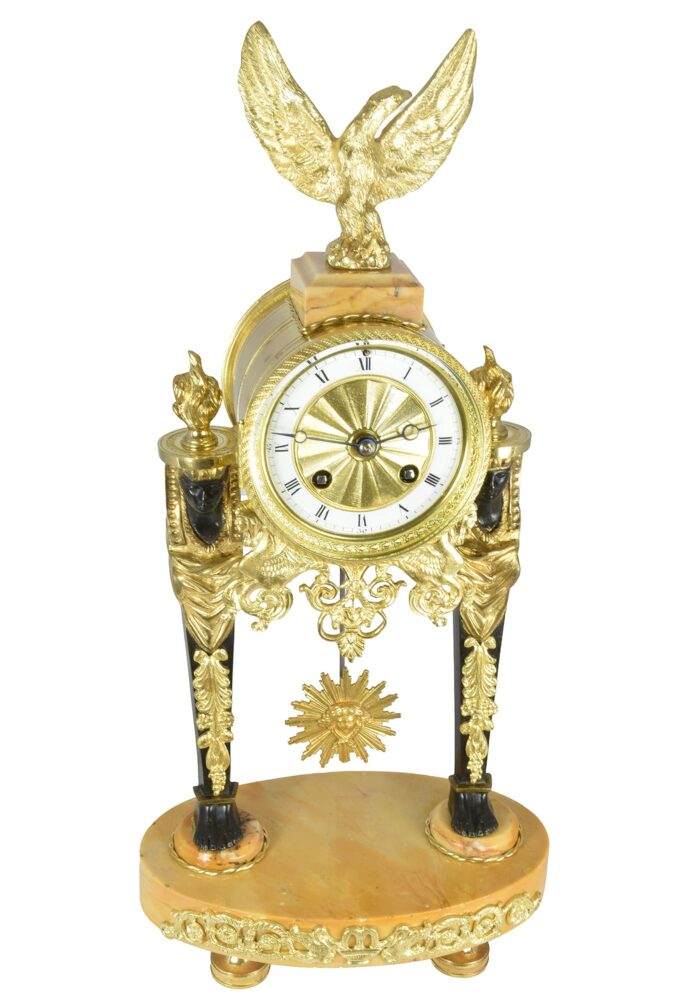 Pendule portique "Retour Egypte" Empire MOUGIN – Image 4