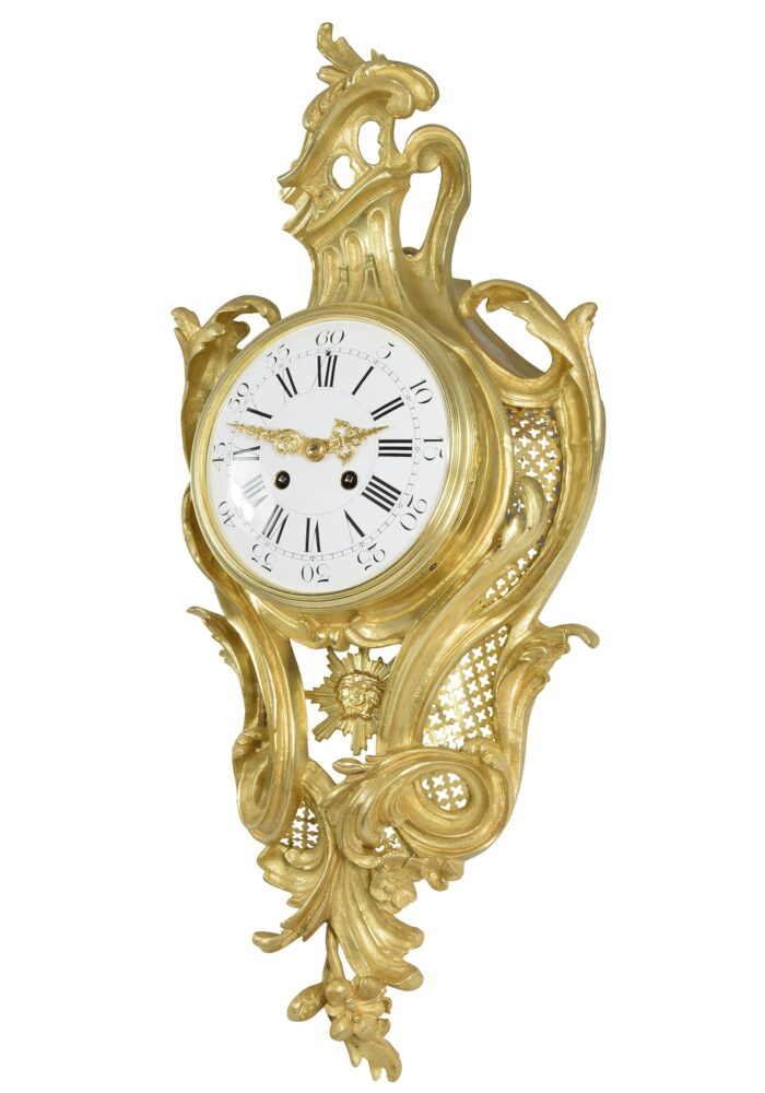 Pendule cartel Murale style Louis XV XIXème