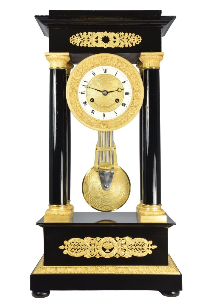 Grande Pendule portique Horloger : Caillot 1830 – Image 3
