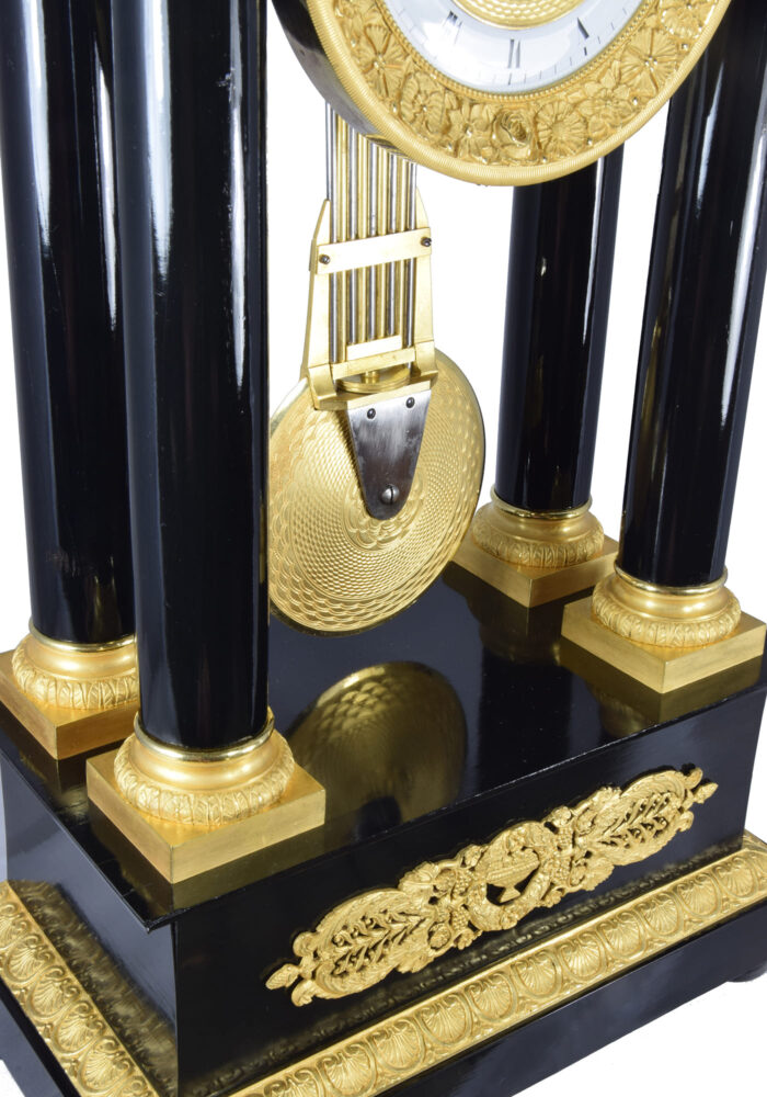 Grande Pendule portique Horloger : Caillot 1830 – Image 6