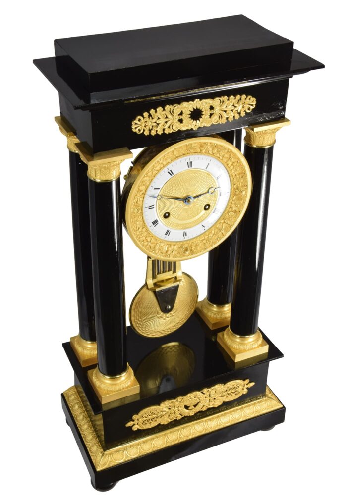 Grande Pendule portique Horloger : Caillot 1830 – Image 4