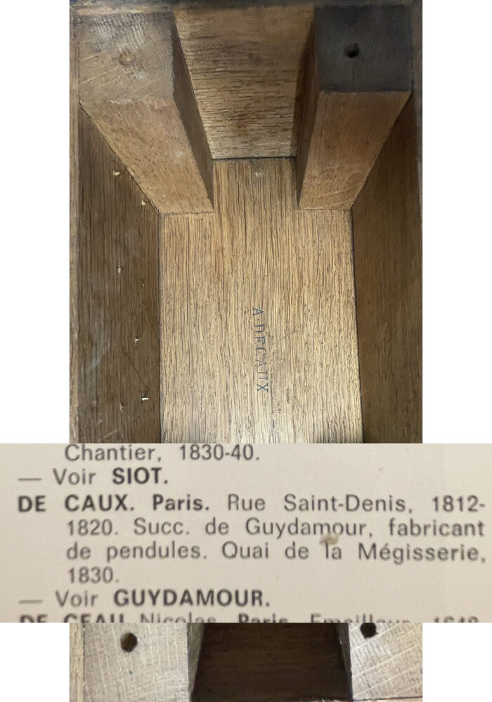 Grande Pendule portique Horloger : Caillot 1830 – Image 16