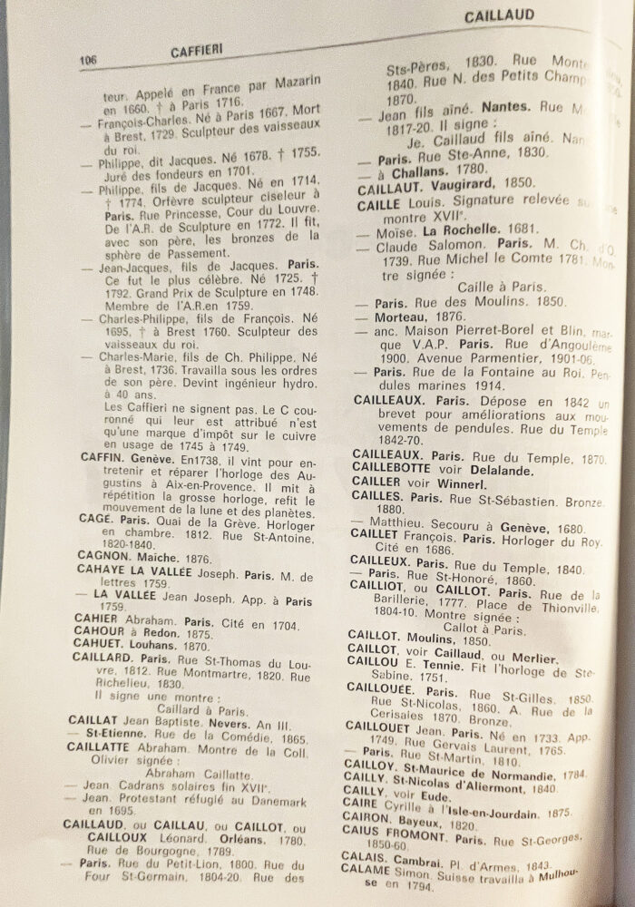 Grande Pendule portique Horloger : Caillot 1830 – Image 15