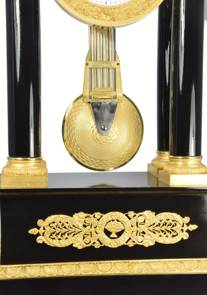 Grande Pendule portique Horloger : Caillot 1830 – Image 5