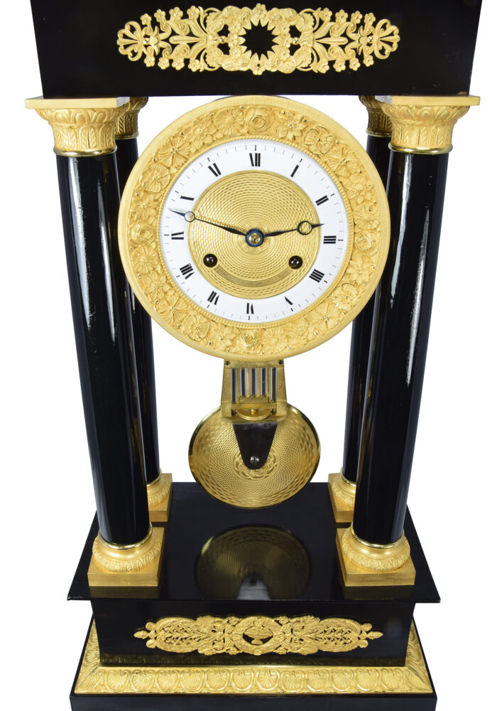Grande Pendule portique Horloger : Caillot 1830 – Image 9