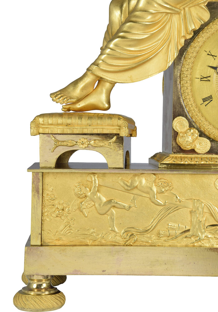 Pendule Laure et Pétrarque, le poète et sa jolie muse - Image 5