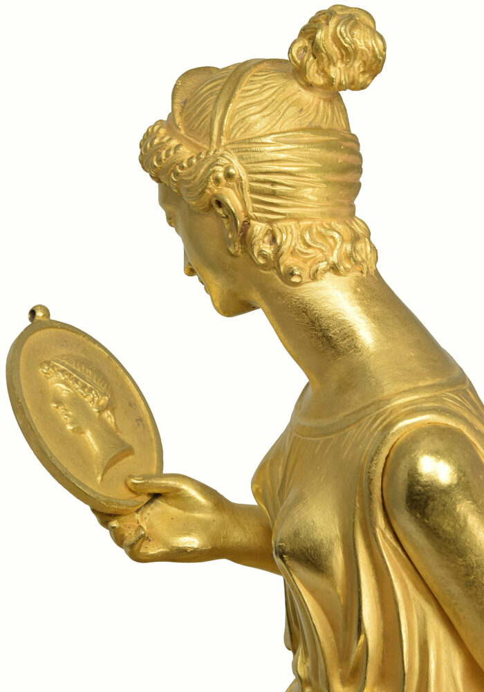 Pendule Laure et Pétrarque, le poète et sa jolie muse - Image 7