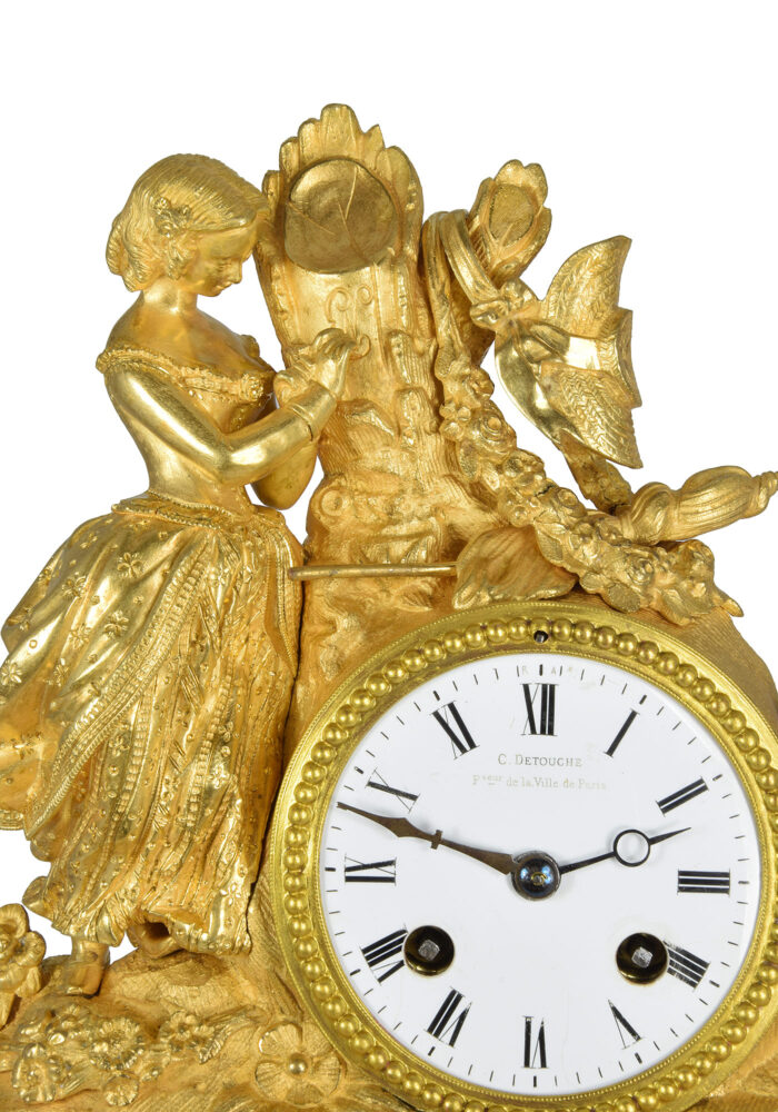 Pendule en bronze DETOUCHE 1830 – Image 9