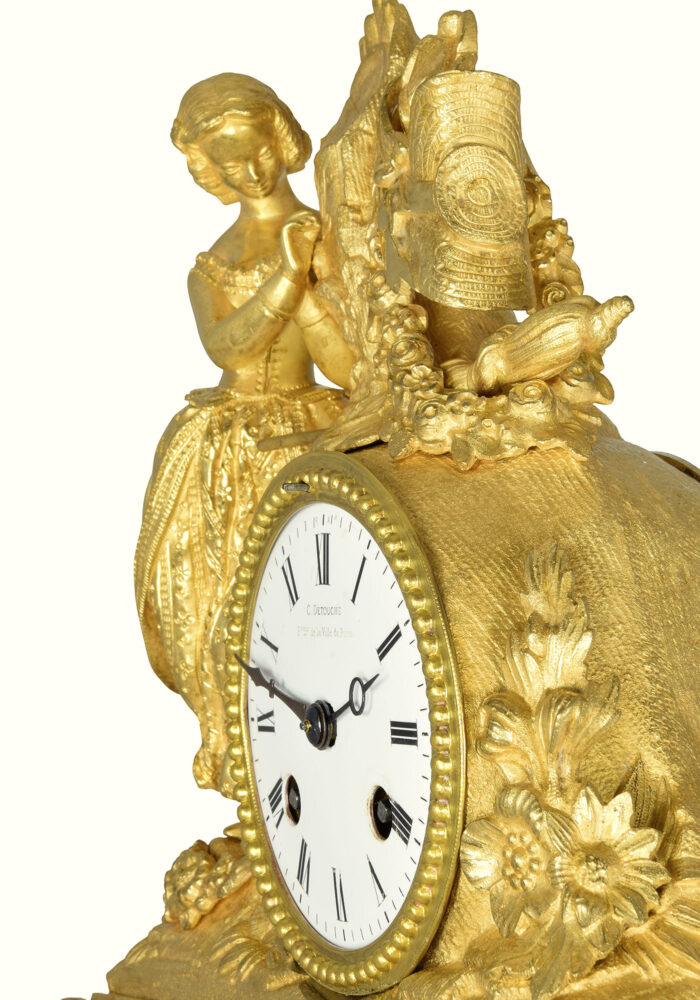 Pendule en bronze DETOUCHE 1830 – Image 5