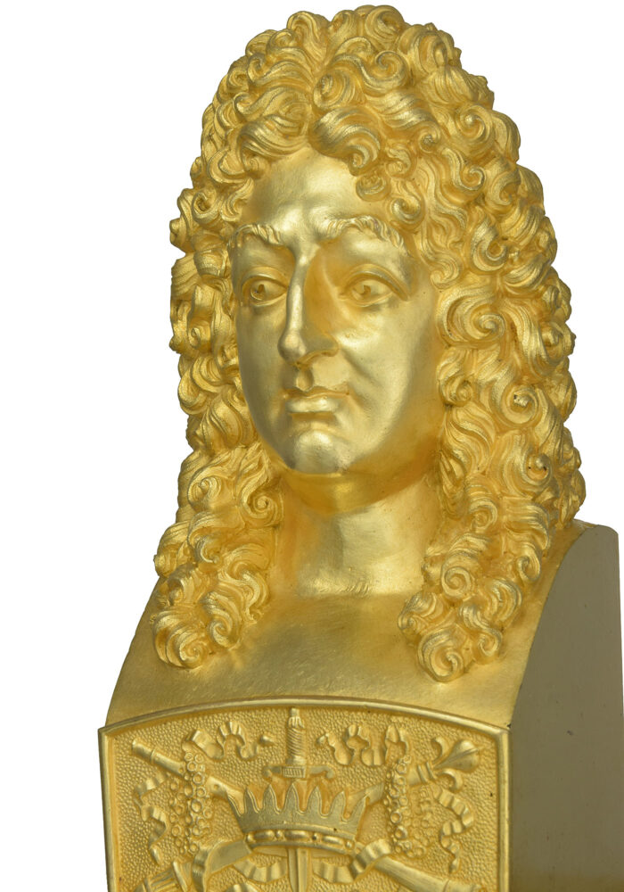 Pendule au buste de Jean Racine Charles X – Image 5