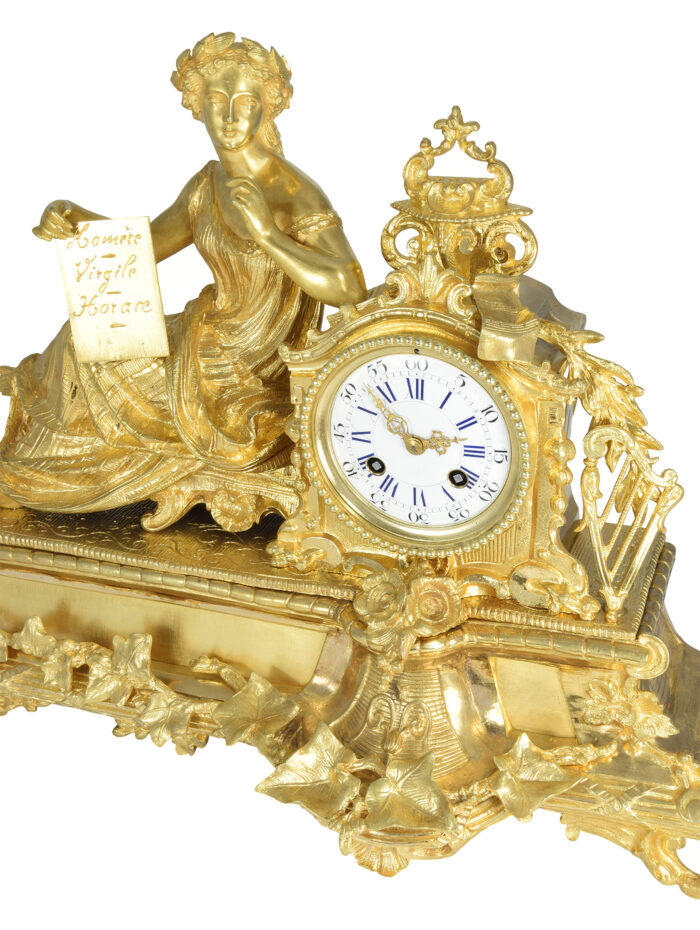 Pendule "muse Calliope" à l'effigie des poètes – Image 6