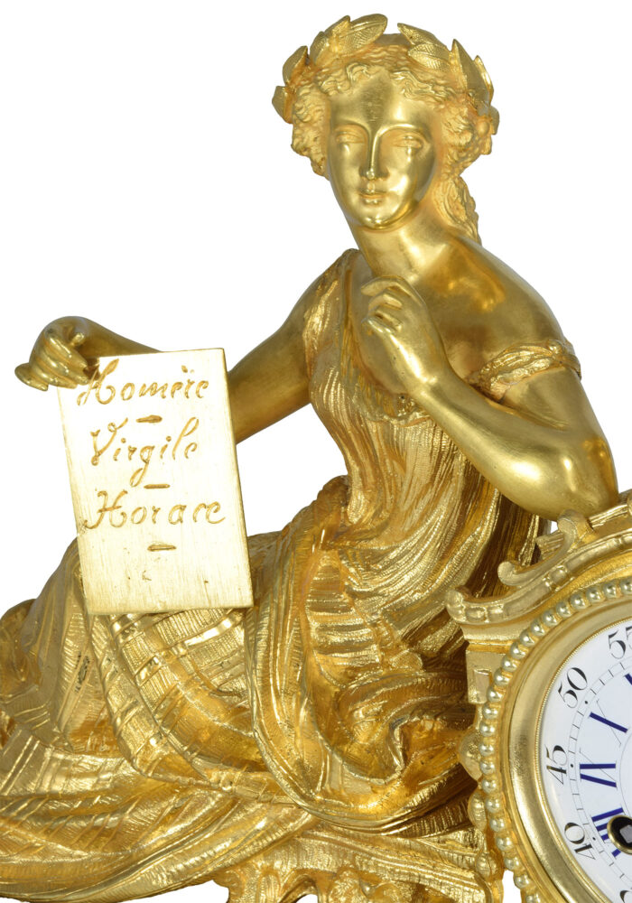 Pendule "muse Calliope" à l'effigie des poètes – Image 5