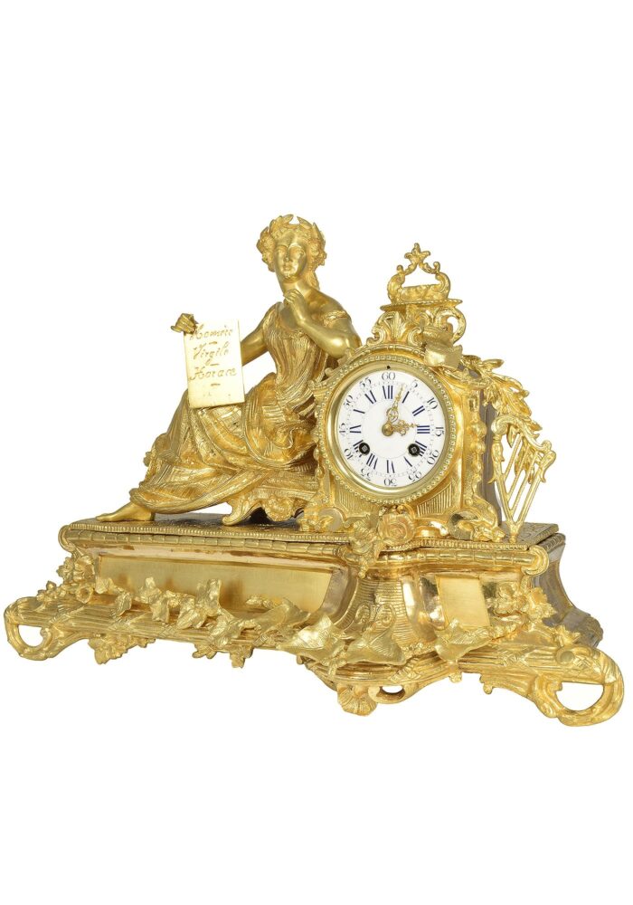 Pendule "muse Calliope" à l'effigie des poètes – Image 4