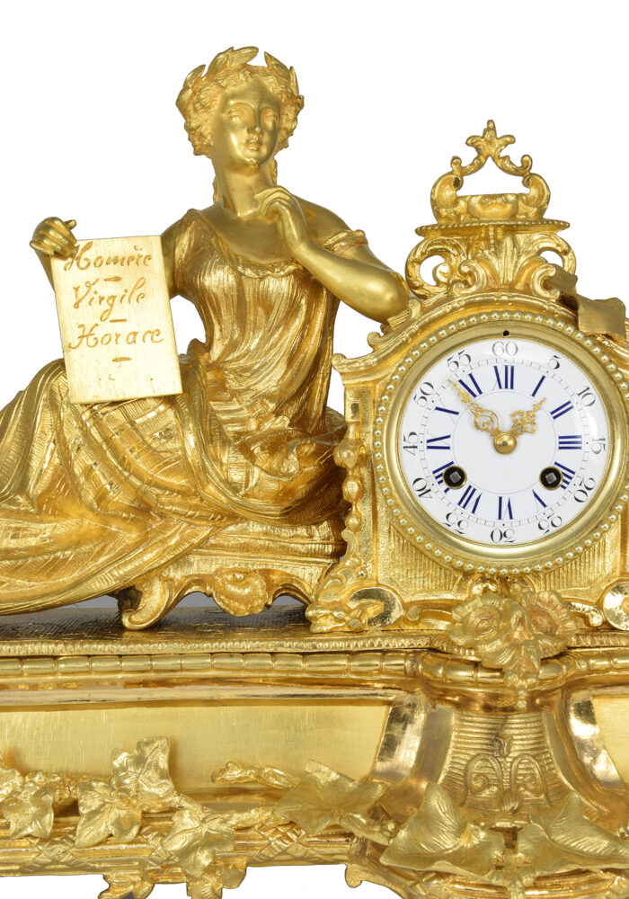 Pendule "muse Calliope" à l'effigie des poètes – Image 3