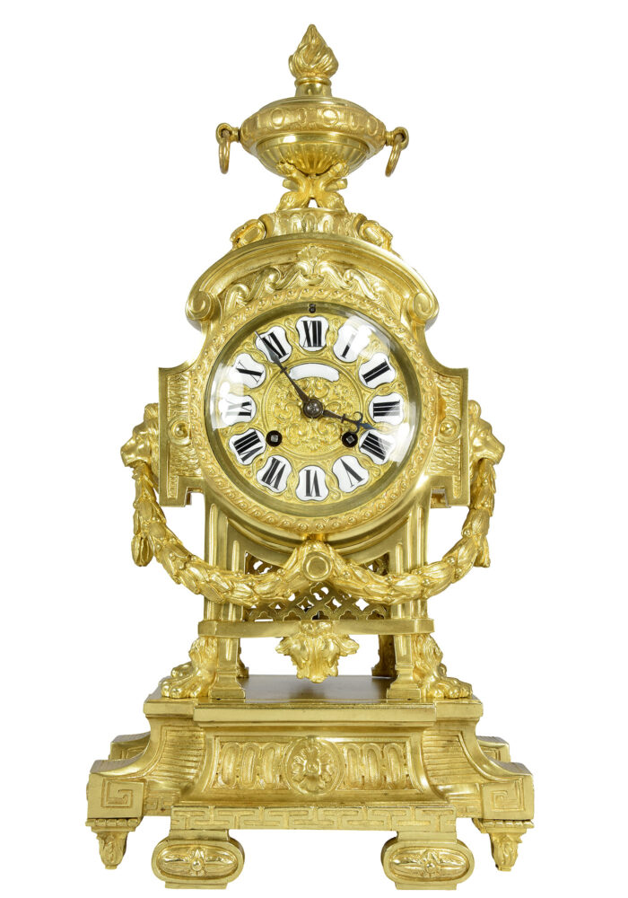 Pendule "Mufles de lion" Néo-classique PALAIS ROYAL – Image 3