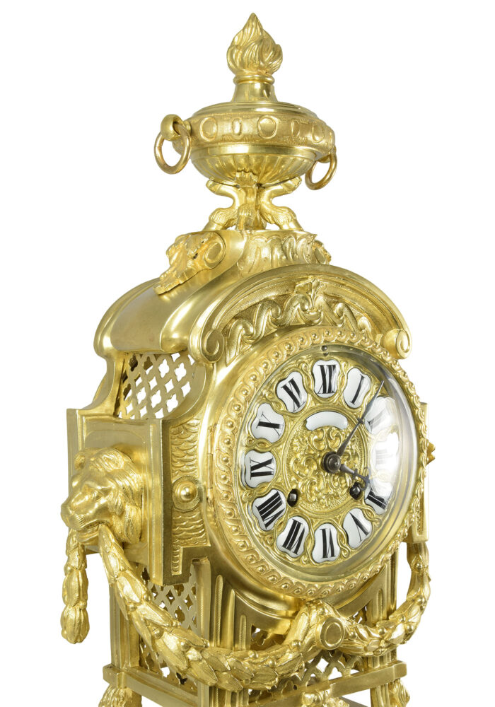 Pendule "Mufles de lion" Néo-classique PALAIS ROYAL – Image 2