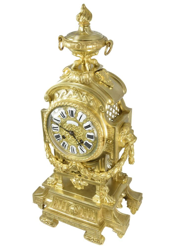 Pendule "Mufles de lion" Néo-classique PALAIS ROYAL – Image 4