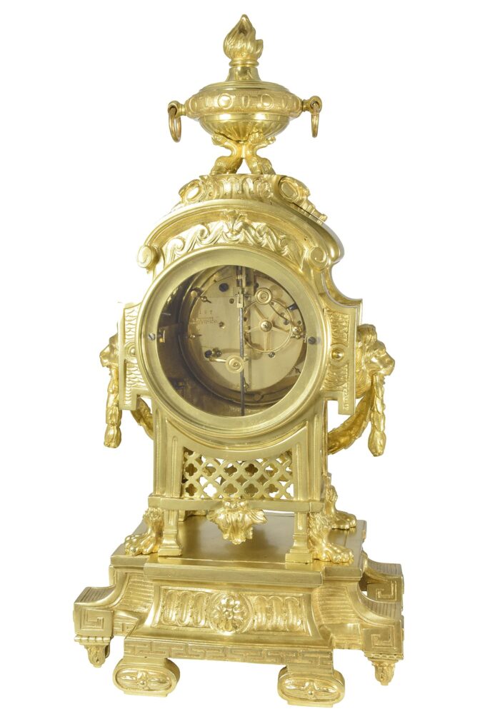 Pendule "Mufles de lion" Néo-classique PALAIS ROYAL – Image 8