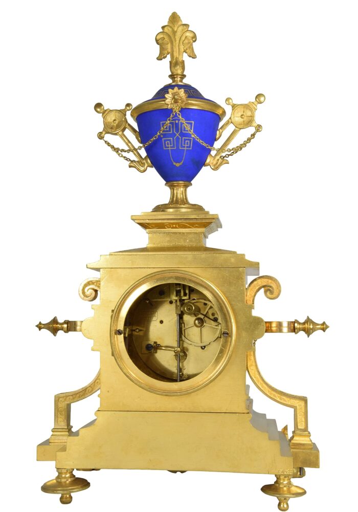 Pendule en bronze et porcelaine PALAIS ROYAL 1870 – Image 6