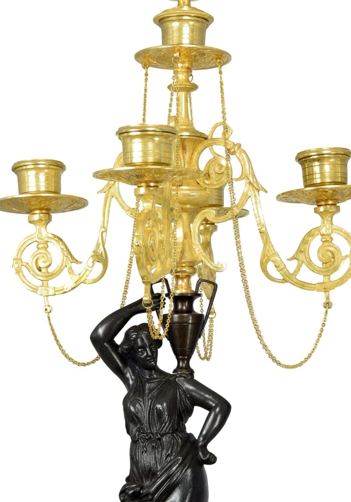 Candélabres aux Vestales Napoléon III – Image 7