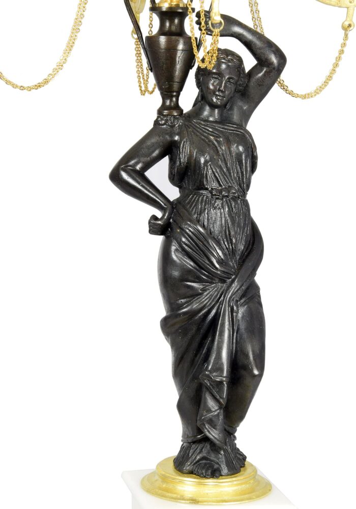 Candélabres aux Vestales Napoléon III – Image 9