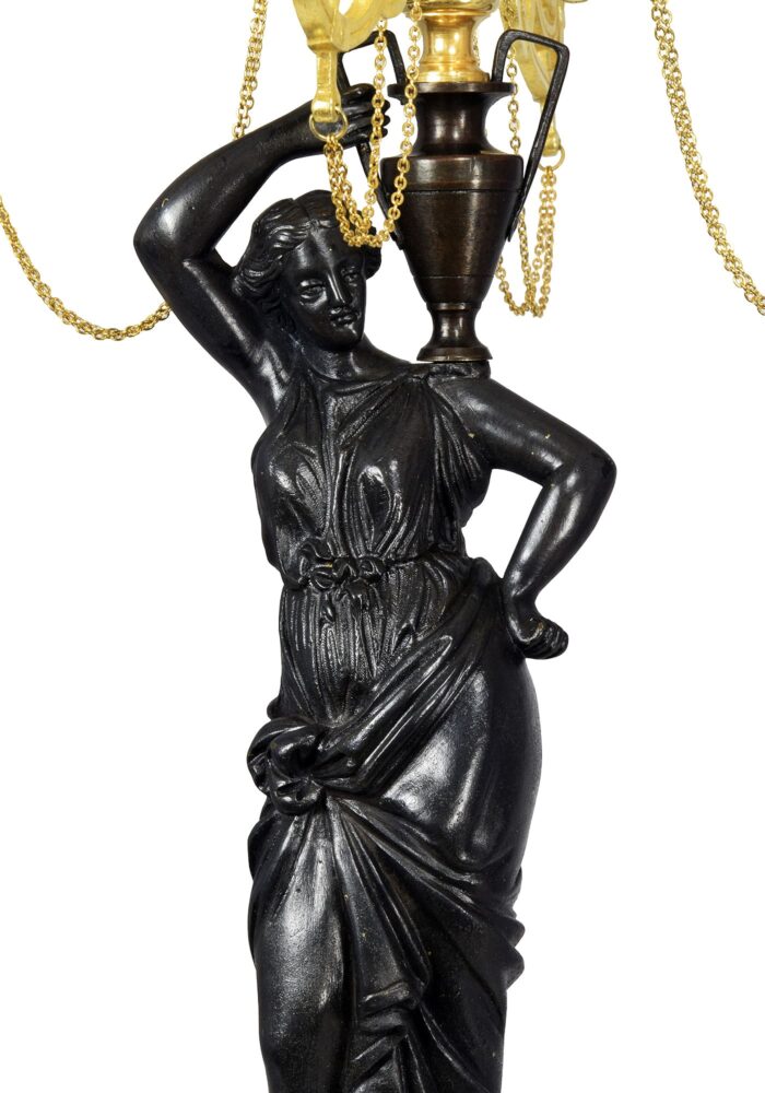 Candélabres aux Vestales Napoléon III - Image 8