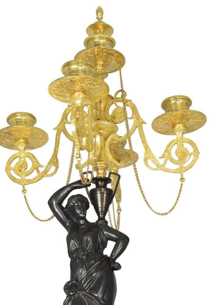 Candélabres aux Vestales Napoléon III – Image 5