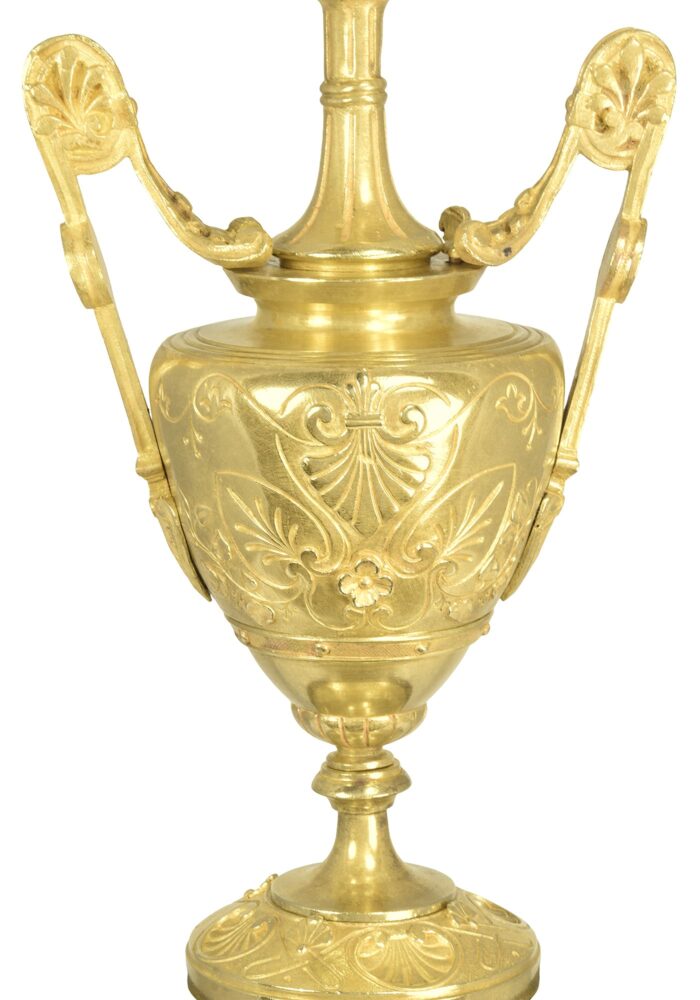 Paire de bougeoirs Néo-classique Epoque Napoléon III - Image 2