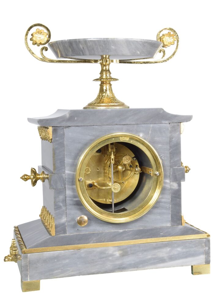 Pendule en marbre et bronze doré GAUTHIER FILS - Image 7