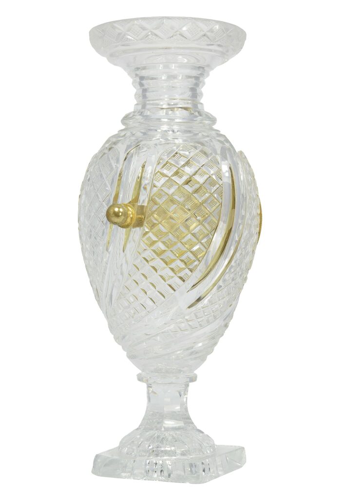 Pendule vase en cristal Epoque Charles X 1830 – Image 6