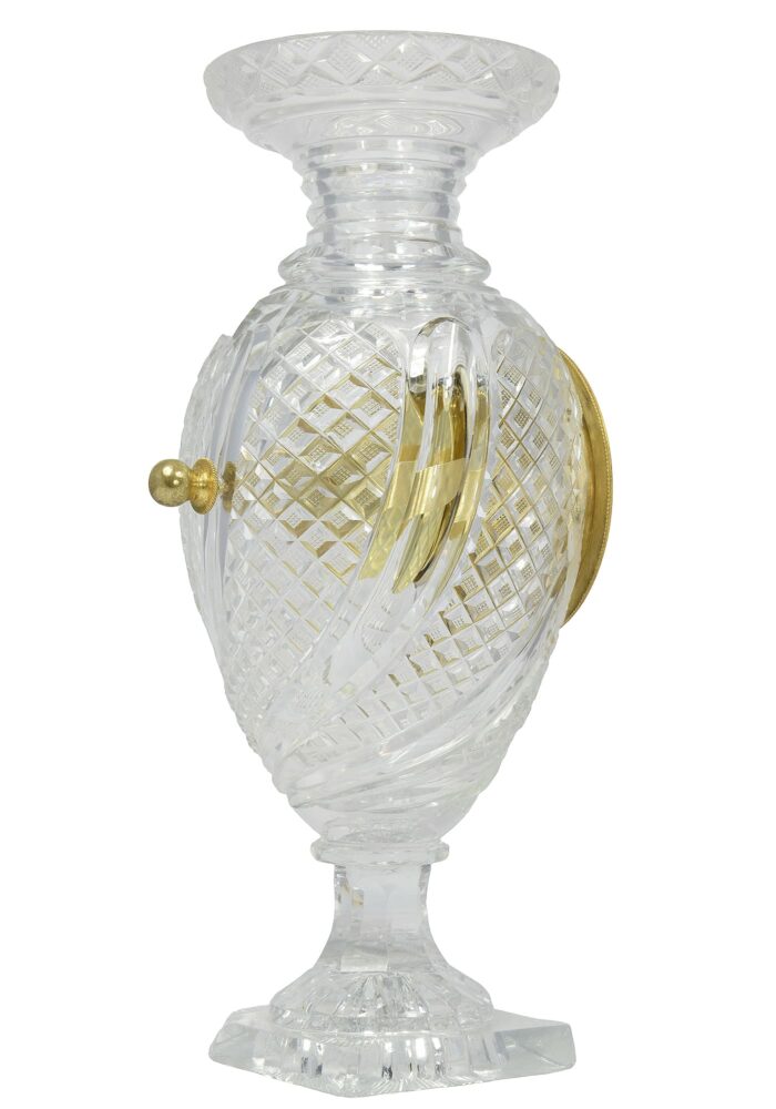 Pendule vase en cristal Epoque Charles X 1830 – Image 5