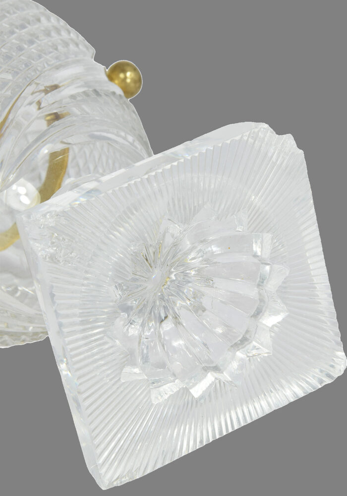 Pendule vase en cristal Epoque Charles X 1830 – Image 10