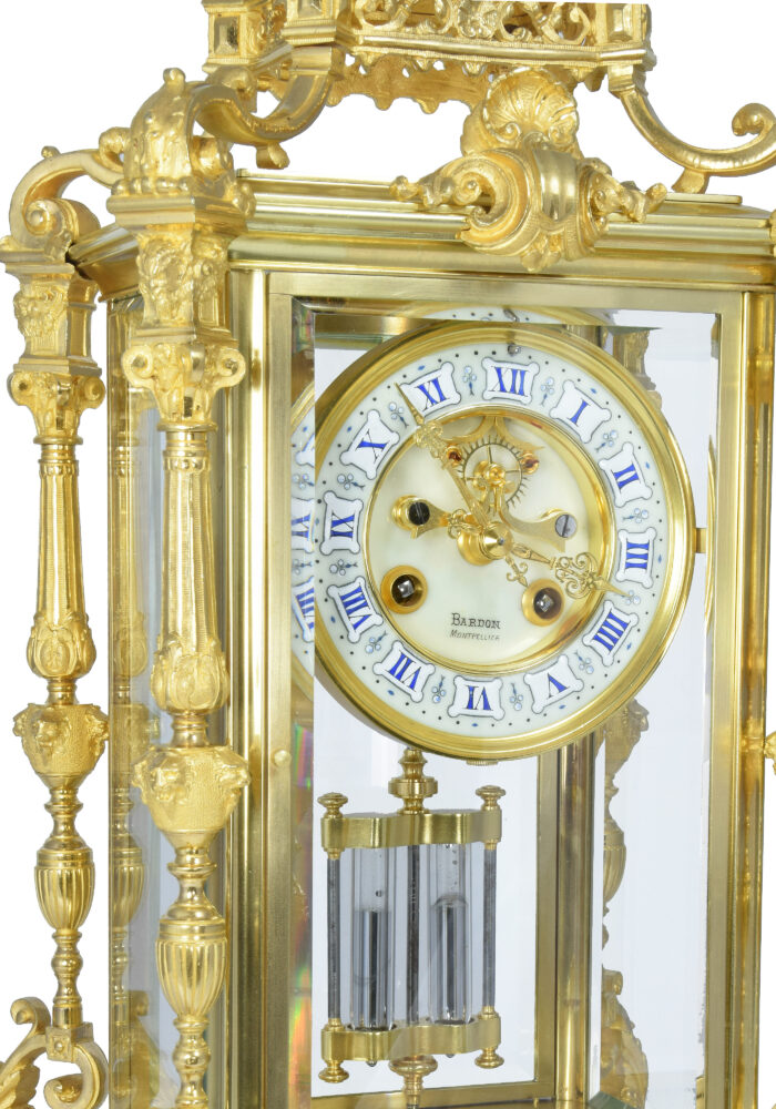 Pendule vitrée échappement Brocot Horloger : BARDON – Bild 8