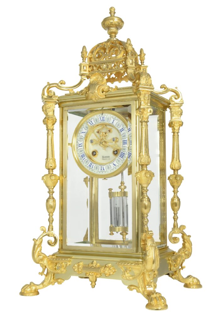 Pendule vitrée échappement Brocot Horloger : BARDON