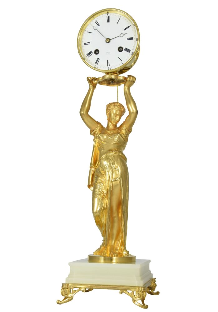 Pendule au porteur Sculpteur : Salmson / Horloger : Farret – Image 4