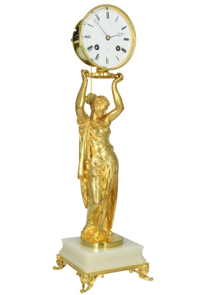 Pendule au porteur Sculpteur : Salmson / Horloger : Farret – Image 3