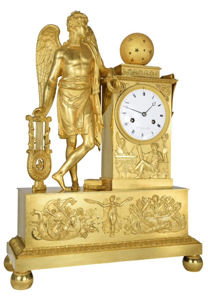 Pendule Allégories des Arts, Charles TERRIEN 1815 - Image 3