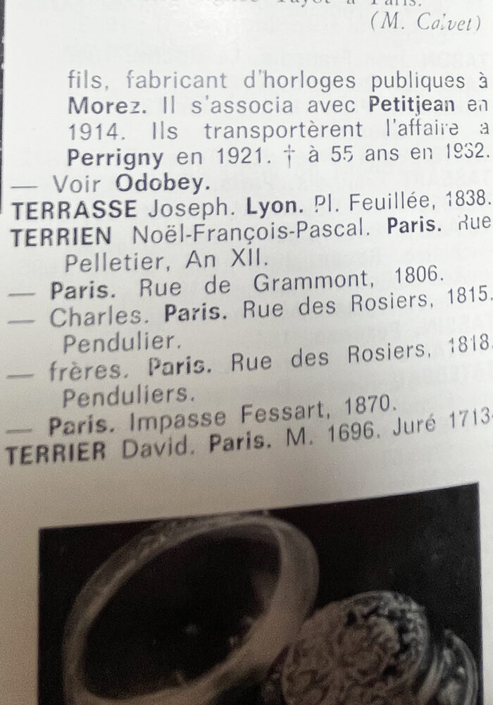 Pendule Allégories des Arts, Charles TERRIEN 1815 - Image 16