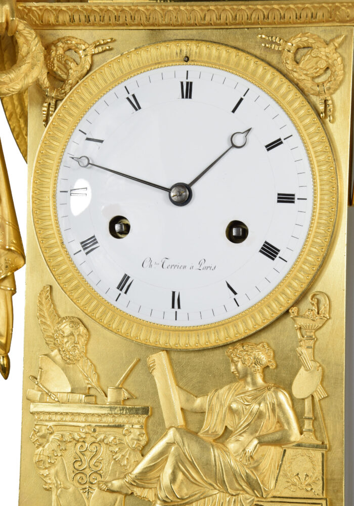 Pendule Allégories des Arts, Charles TERRIEN 1815 - Image 12